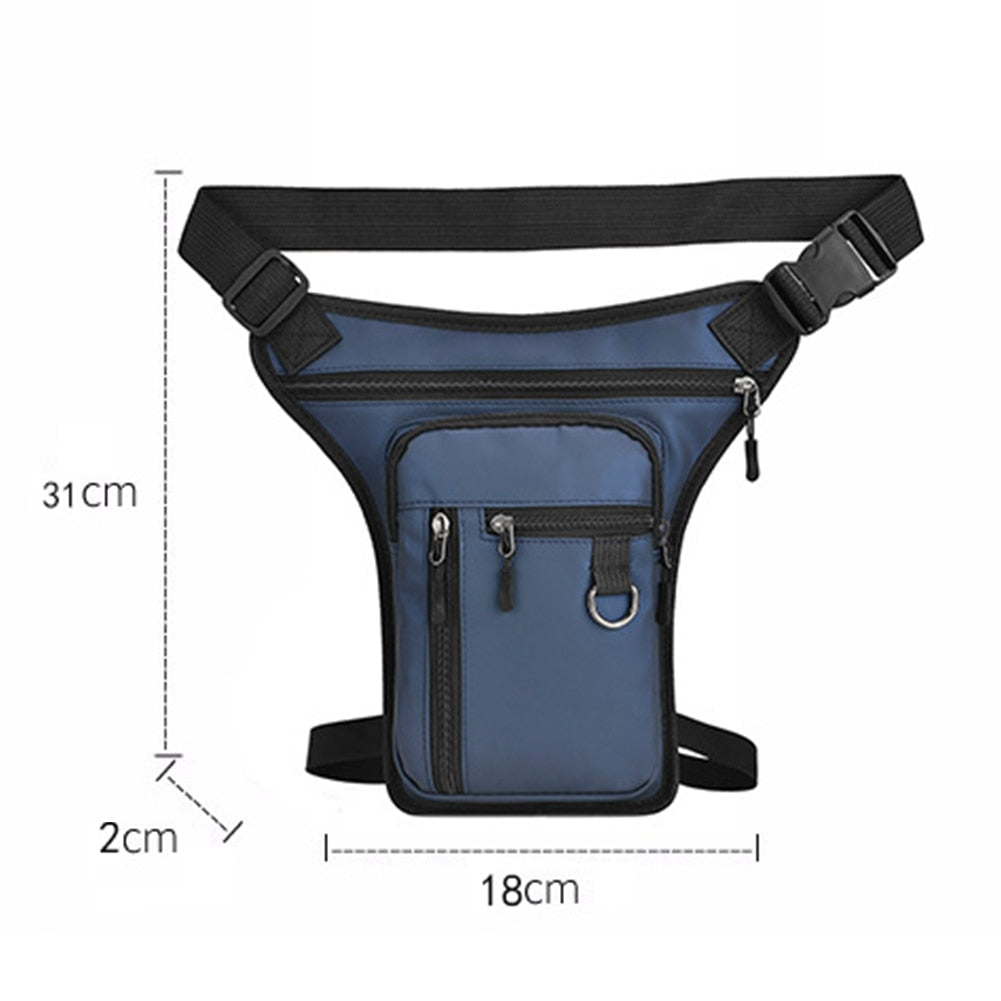 Motorcycle Drop Waist Leg Bag Portable Waterproof EVA Leg Side Bag