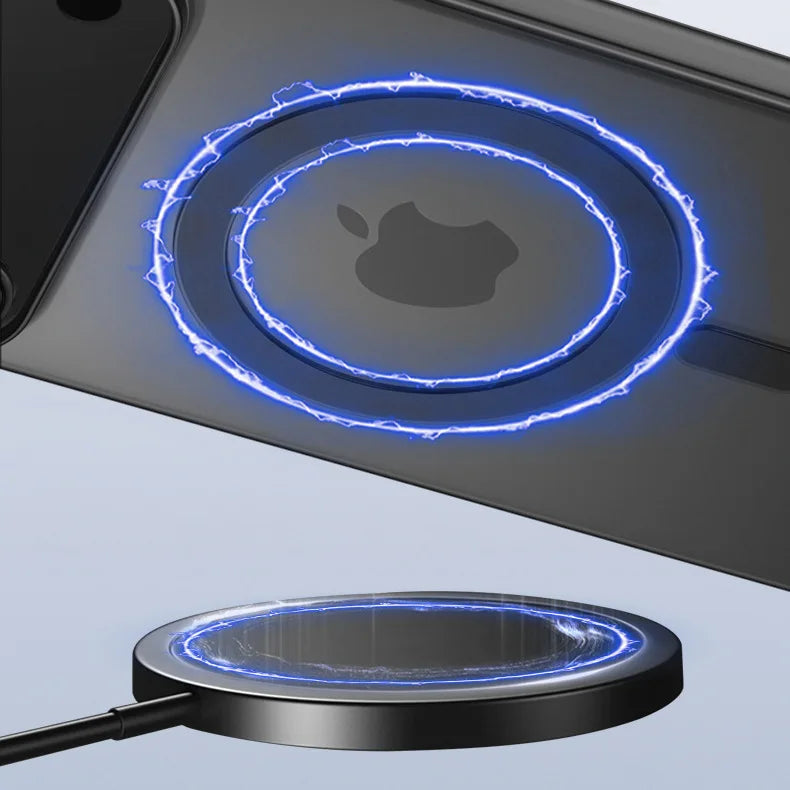 Luxury Matte Ultra Thin Clear For Magsafe iPhone 17 Air 16E 15 14 Plus