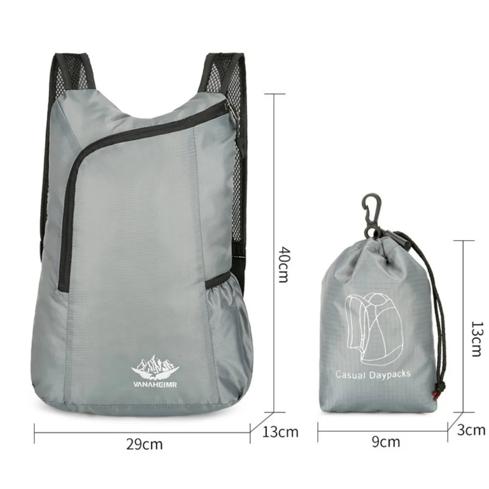 Portable Large Capacity Waterproof Foldable Travel Backpack