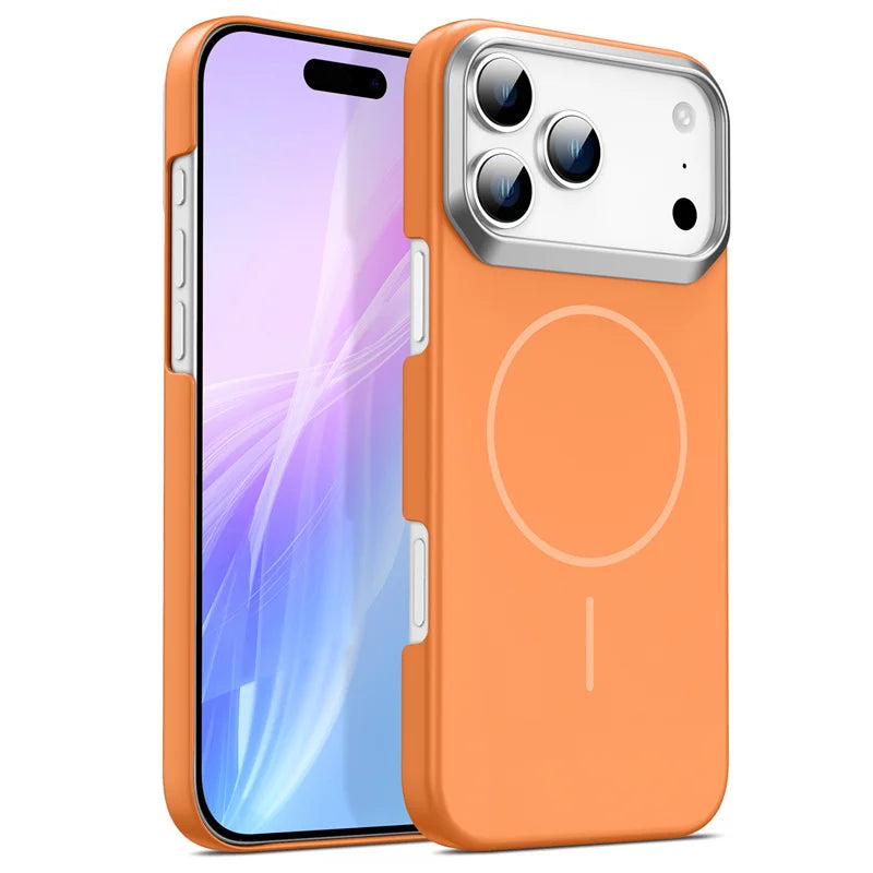 New Fashion Simple Frosted Case for iPhone 17 16 15 14 13 12 11 Pro Max Plus Ultra-thin Anti-fall Damping Magsafe Magnetic Cover