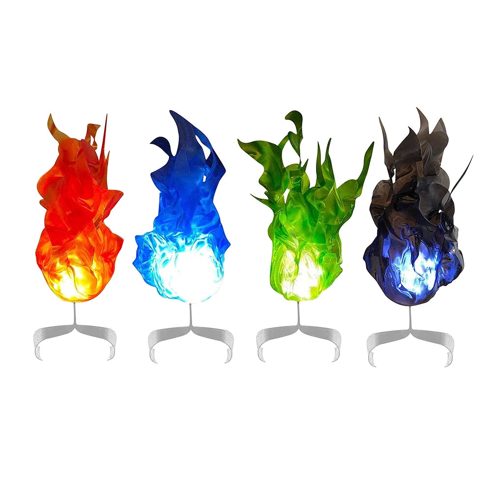 Halloween Hand Floating Fireball Cosplay Props Illuminated Flame Decoration