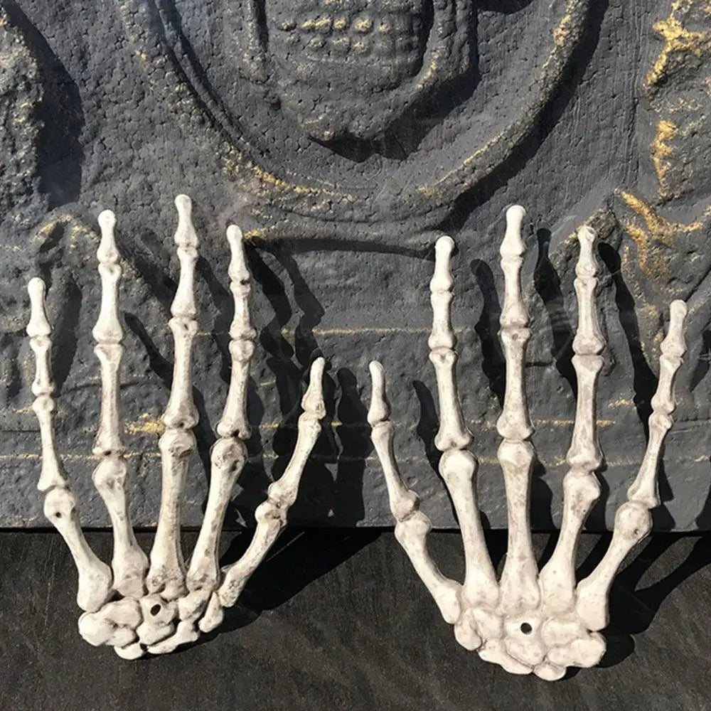 Fashion Halloween Haunted House Skull Skeleton Human Hand Bone Party