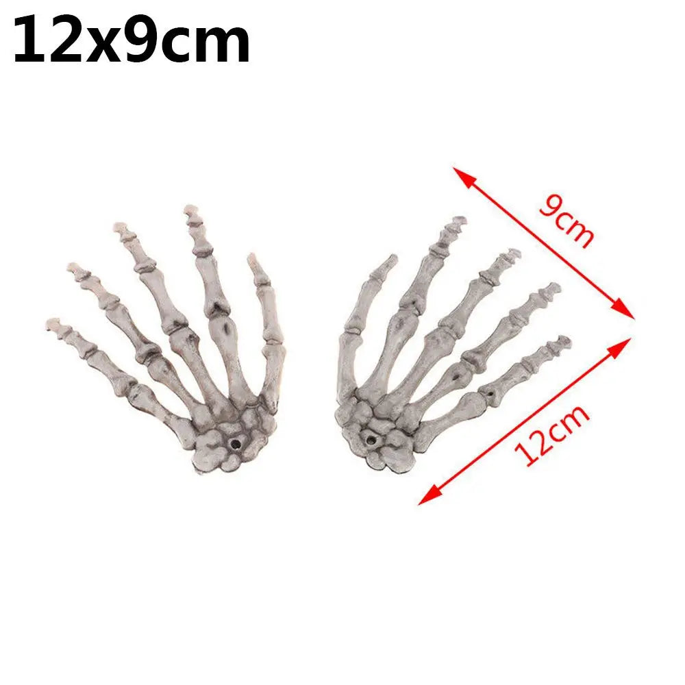 Fashion Halloween Haunted House Skull Skeleton Human Hand Bone Party