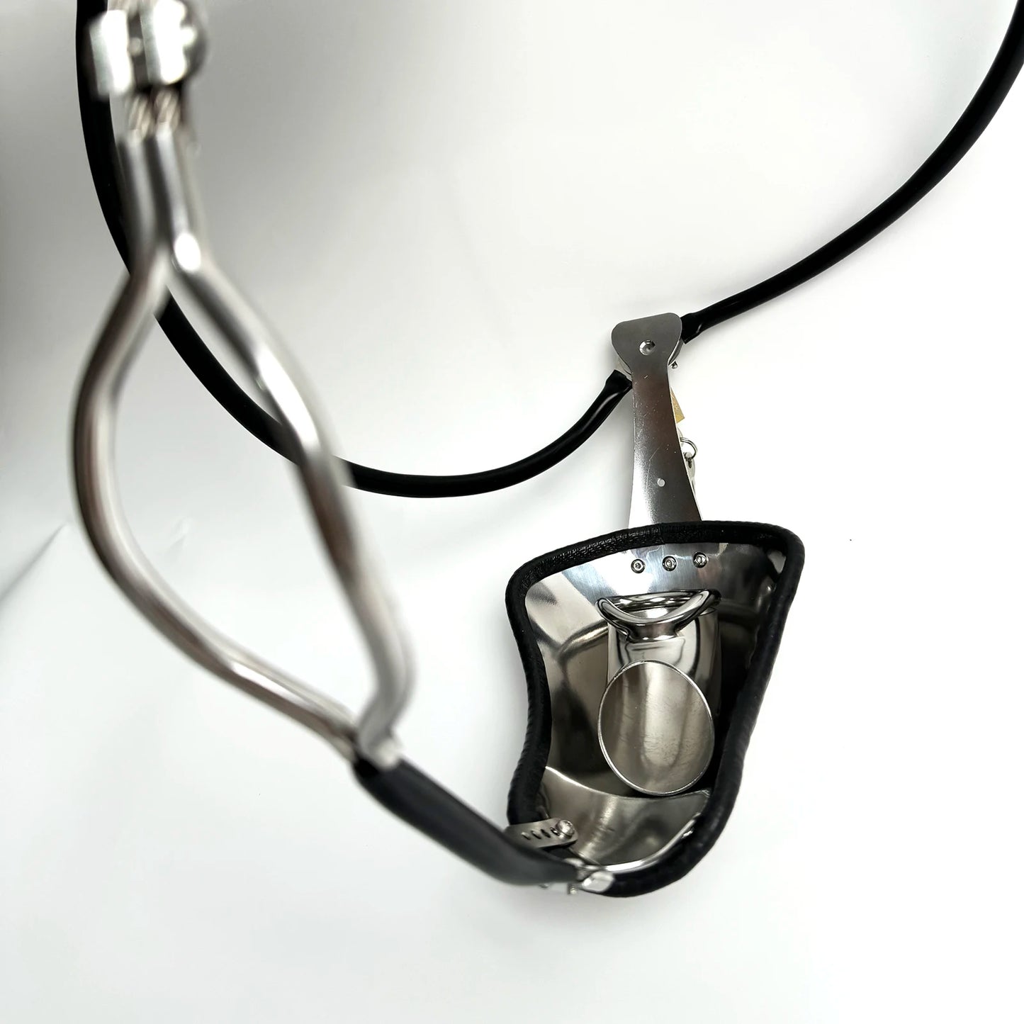 Stainless Steel Male Chastity Belt Device With Butt Open Invisible Cage BDSM