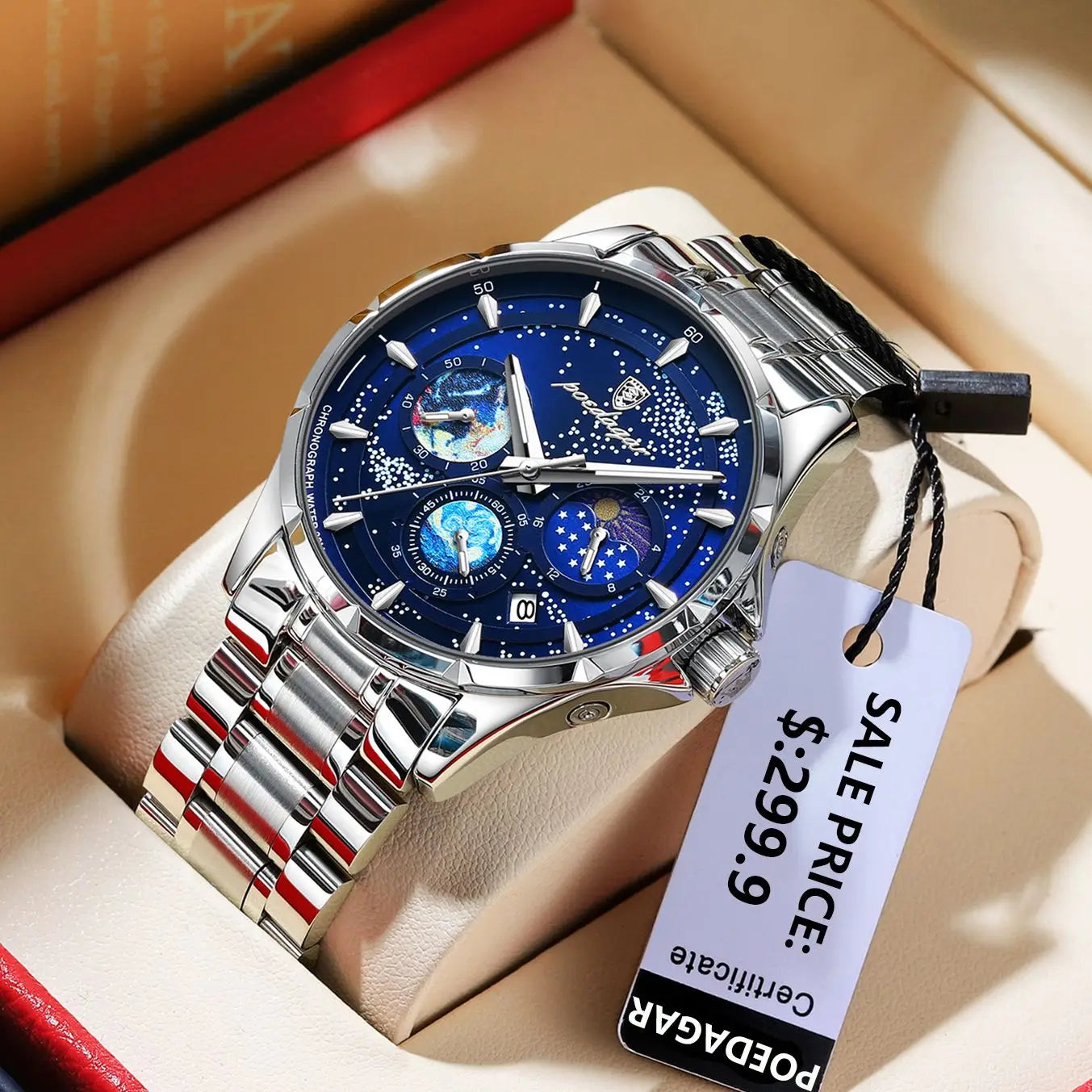 Casual Man Wristwatch Luxury Waterproof Luminous Date Men Watch