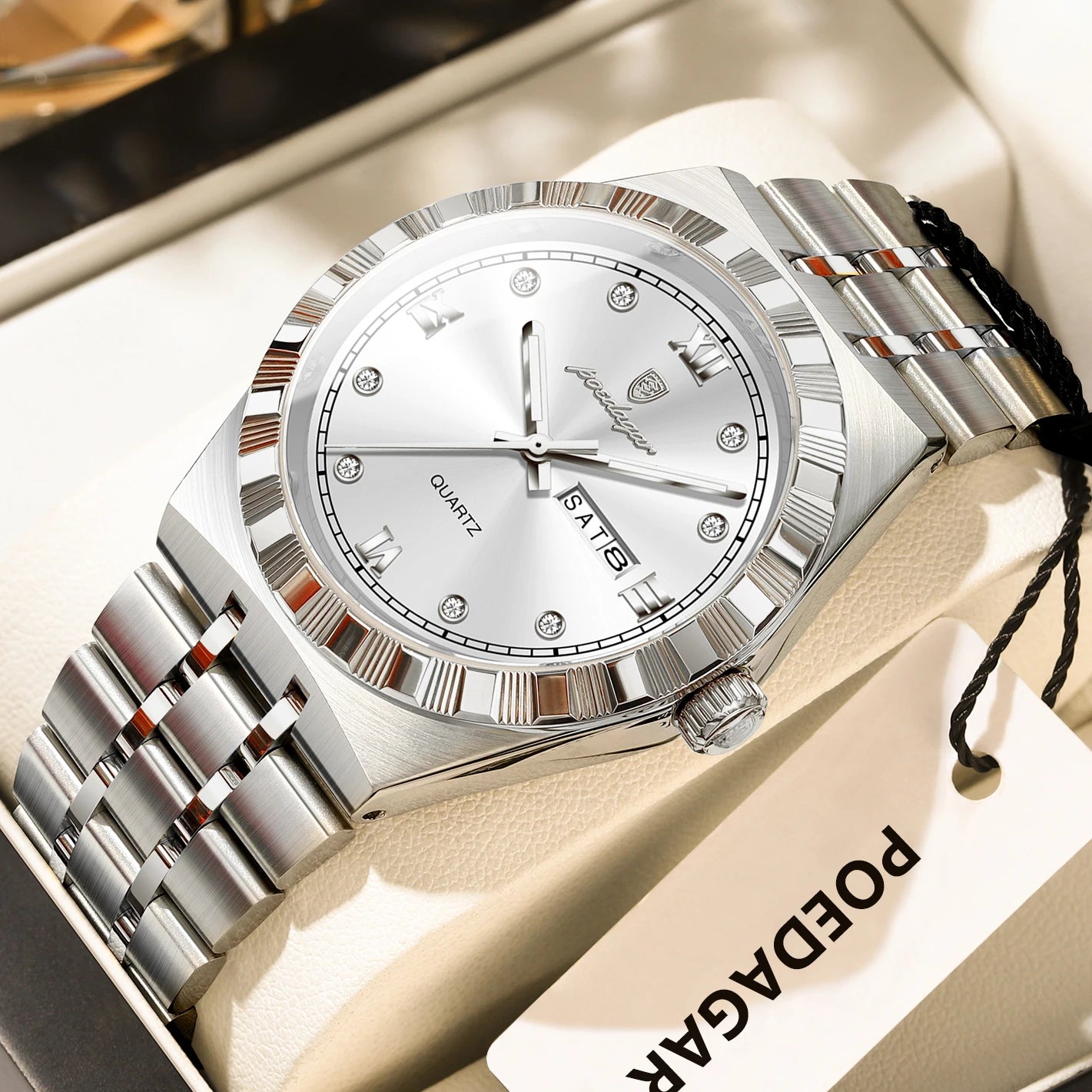 Original Luxury Man Wristwatch Waterproof Luminous Week Date Men's Watch