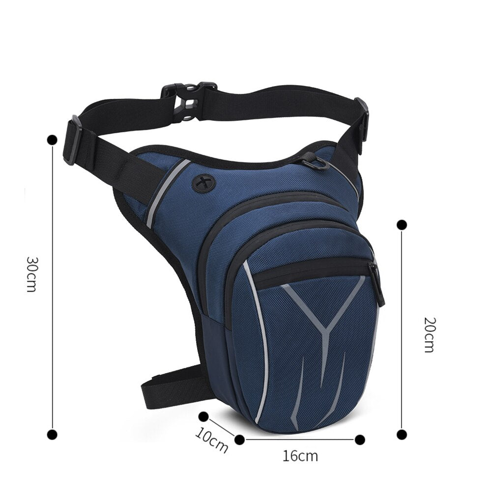 Motorcycle Drop Waist Leg Bag Portable Waterproof EVA Leg Side Bag