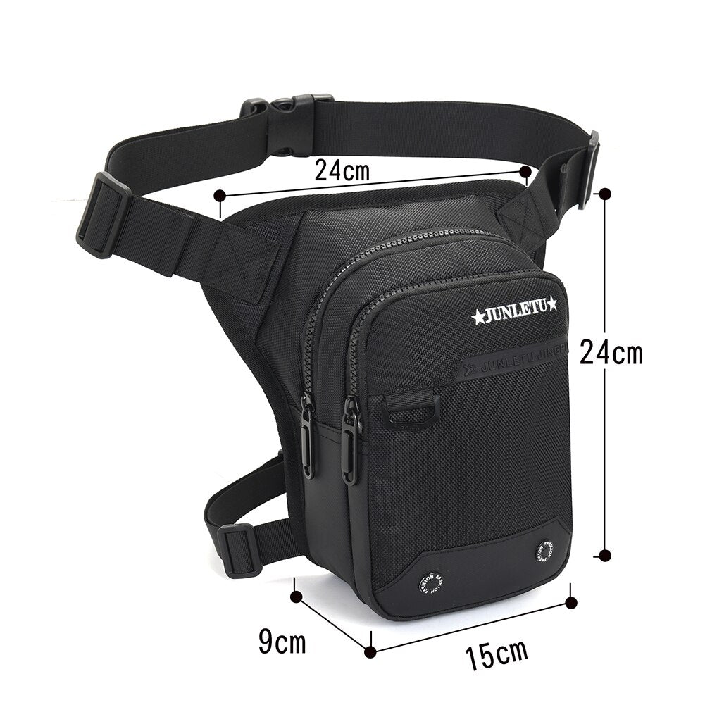 Motorcycle Drop Waist Leg Bag Portable Waterproof EVA Leg Side Bag