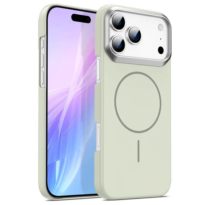 New Fashion Simple Frosted Case for iPhone 17 16 15 14 13 12 11 Pro Max Plus Ultra-thin Anti-fall Damping Magsafe Magnetic Cover