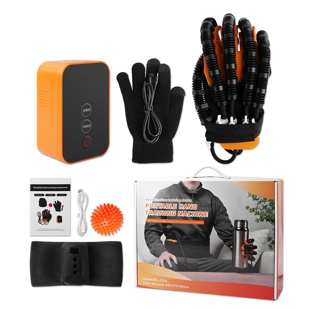 Portable Rehabilitation Robot Gloves  Training Device Finger Exerciser