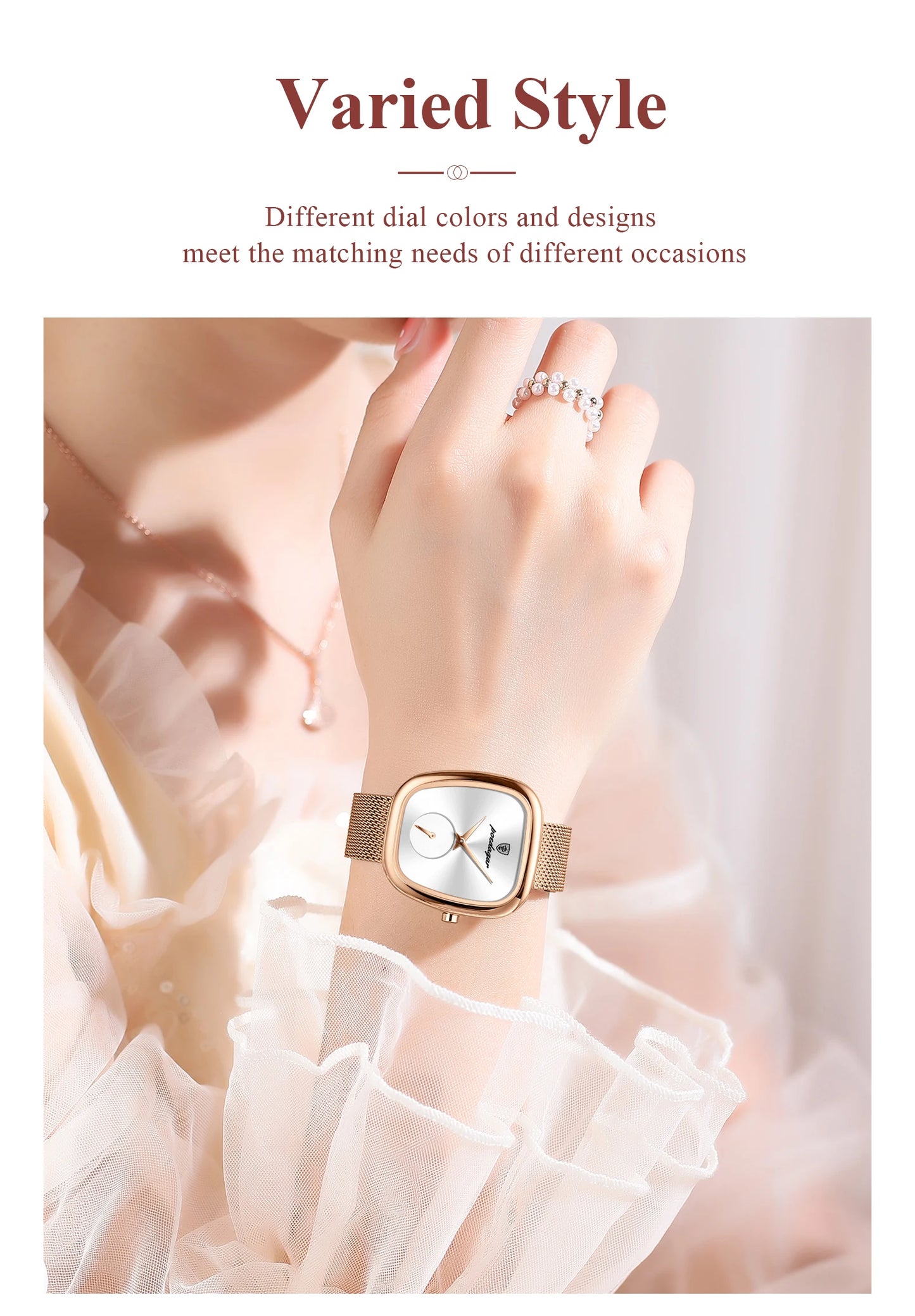 POEDAGAR Luxury Fashion Elegant Ladies Watch Waterproof Watch for Woman