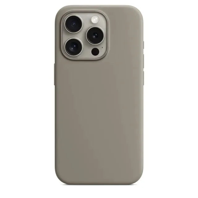 Luxury Original Silicone Case for Apple iPhone 16 15 14 Plus Official Cases
