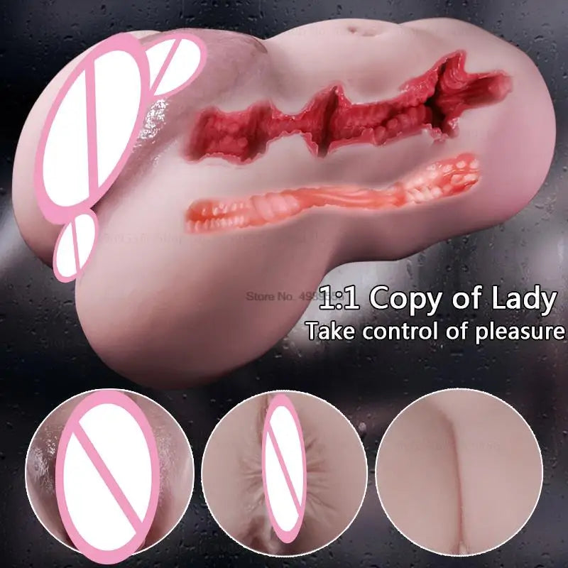 Realistic Canned Pussy 18 Artificial Vagina for Men Male Masturbator