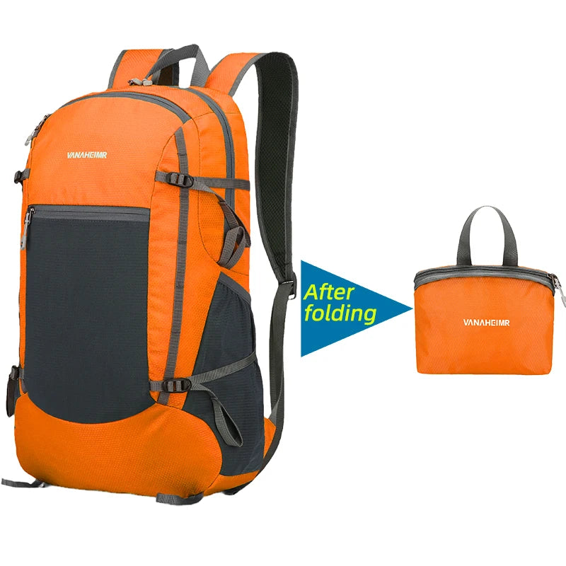 18L Portable Foldable Backpack Folding Bag Outdoor Climbing Cycling Travel Hiking Daypack