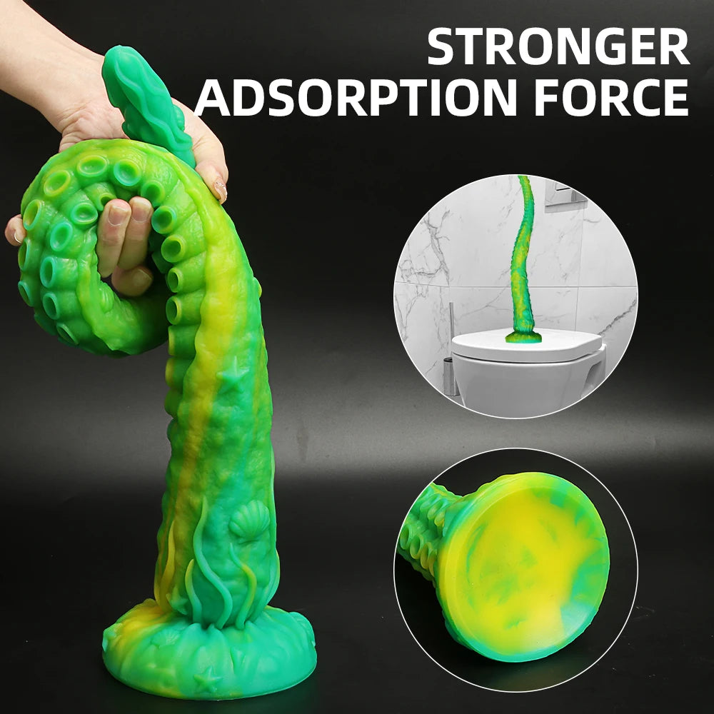 Long Butt Plug Tentacle Dildo Penis Progressive Vagina Octopus Anal Plug Adult Sex Toy