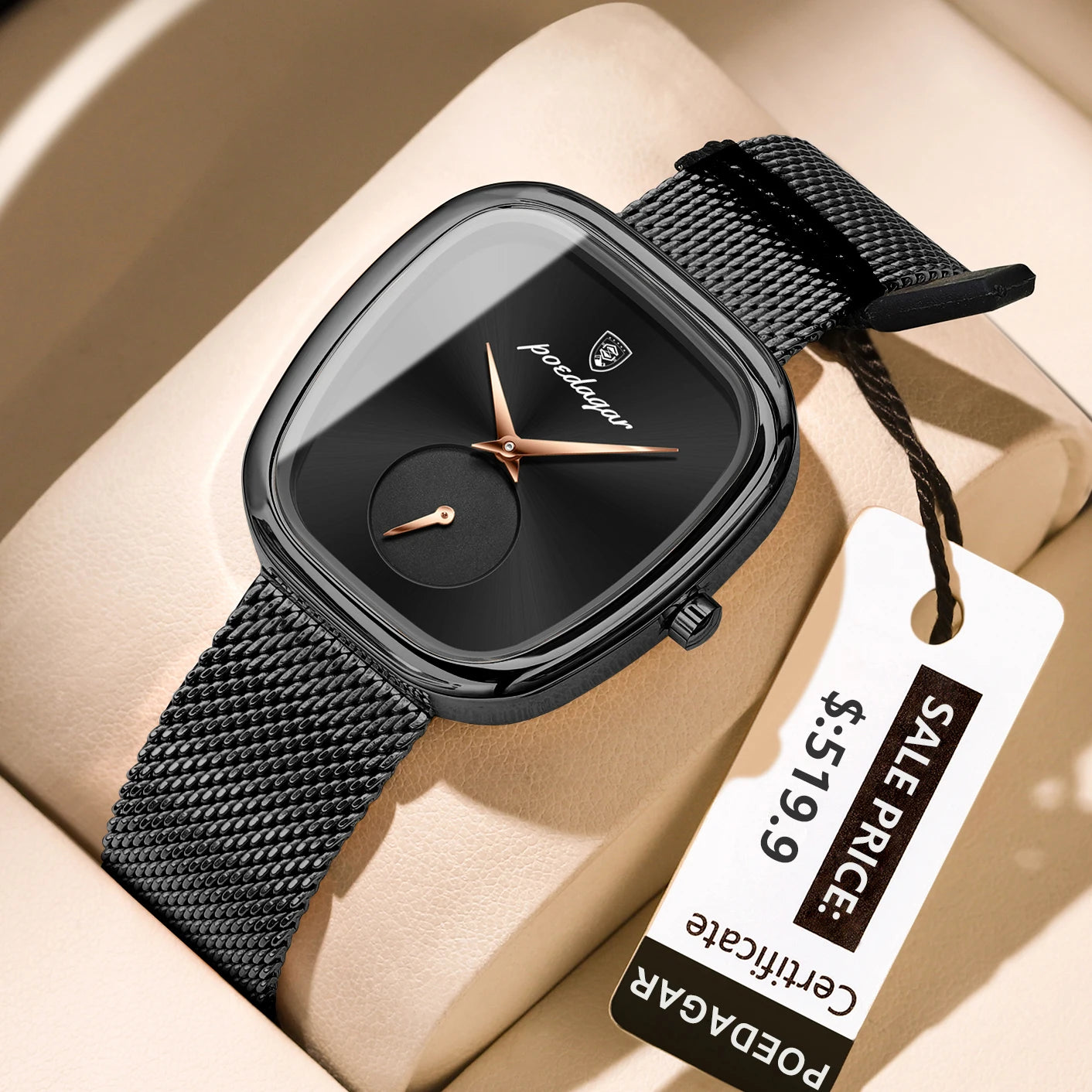 POEDAGAR Luxury Fashion Elegant Ladies Watch Waterproof Watch for Woman