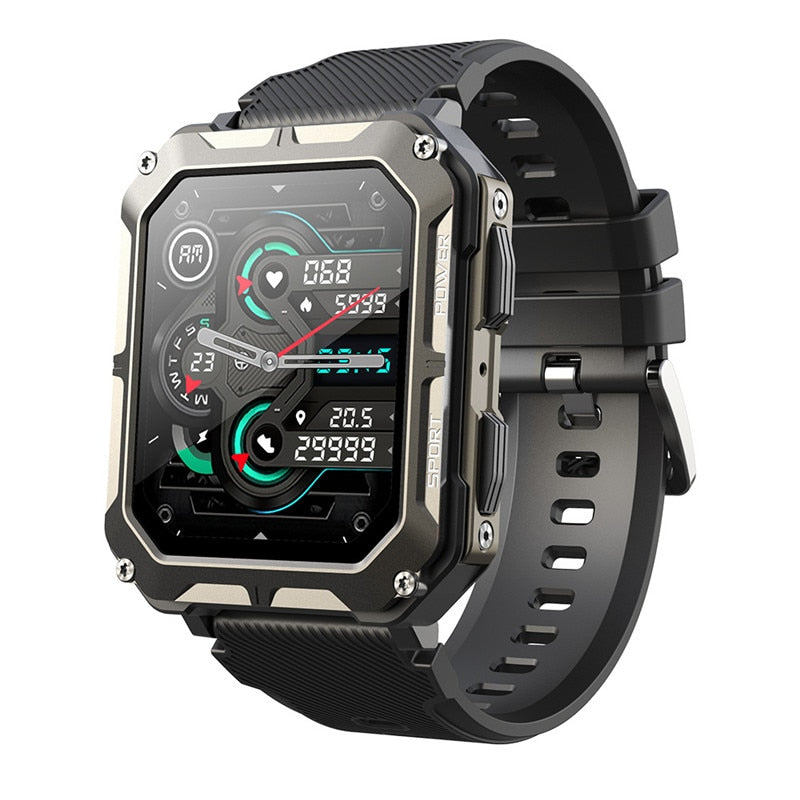 Men Music BT Call Outdoor Sports Fitness Tracker Smart watch