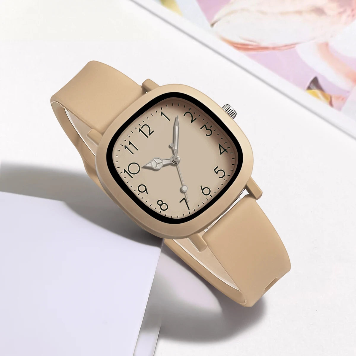 Fashion Women Watch Silicone Quartz ladies Wristwatch