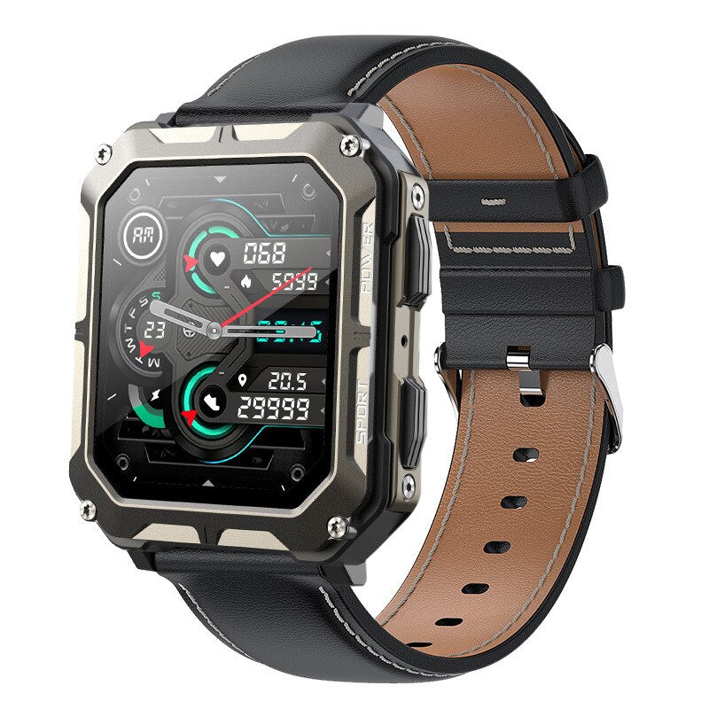 Men Music BT Call Outdoor Sports Fitness Tracker Smart watch