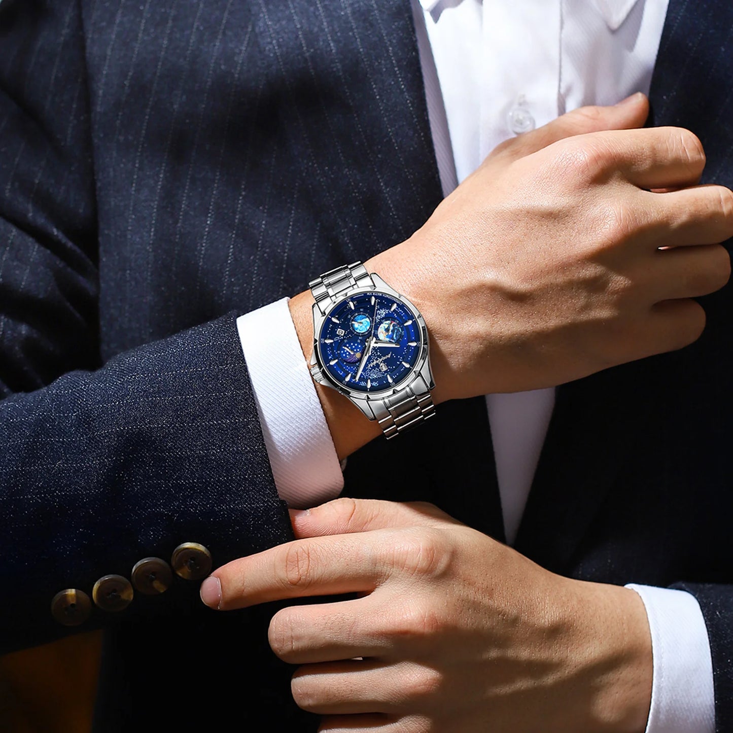 Casual Man Wristwatch Luxury Waterproof Luminous Date Men Watch