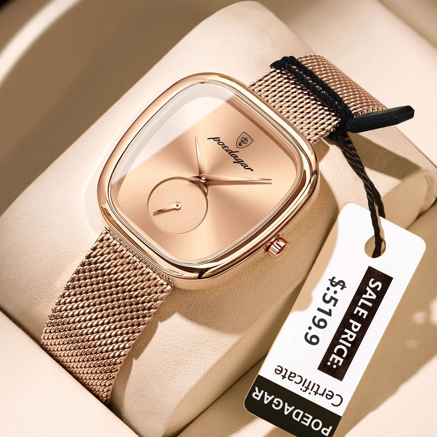 POEDAGAR Luxury Fashion Elegant Ladies Watch Waterproof Watch for Woman