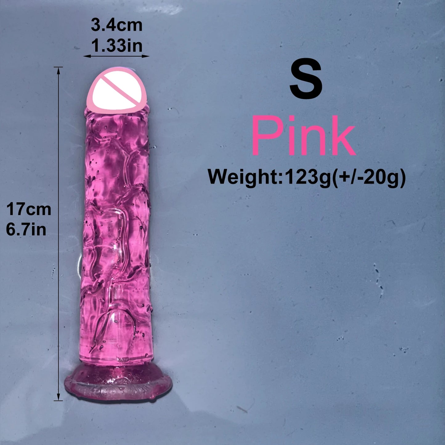 Cheap 5 Colors Small Transparent Dildo Suction Cup Jelly Dick Women Erotic Sex Toys