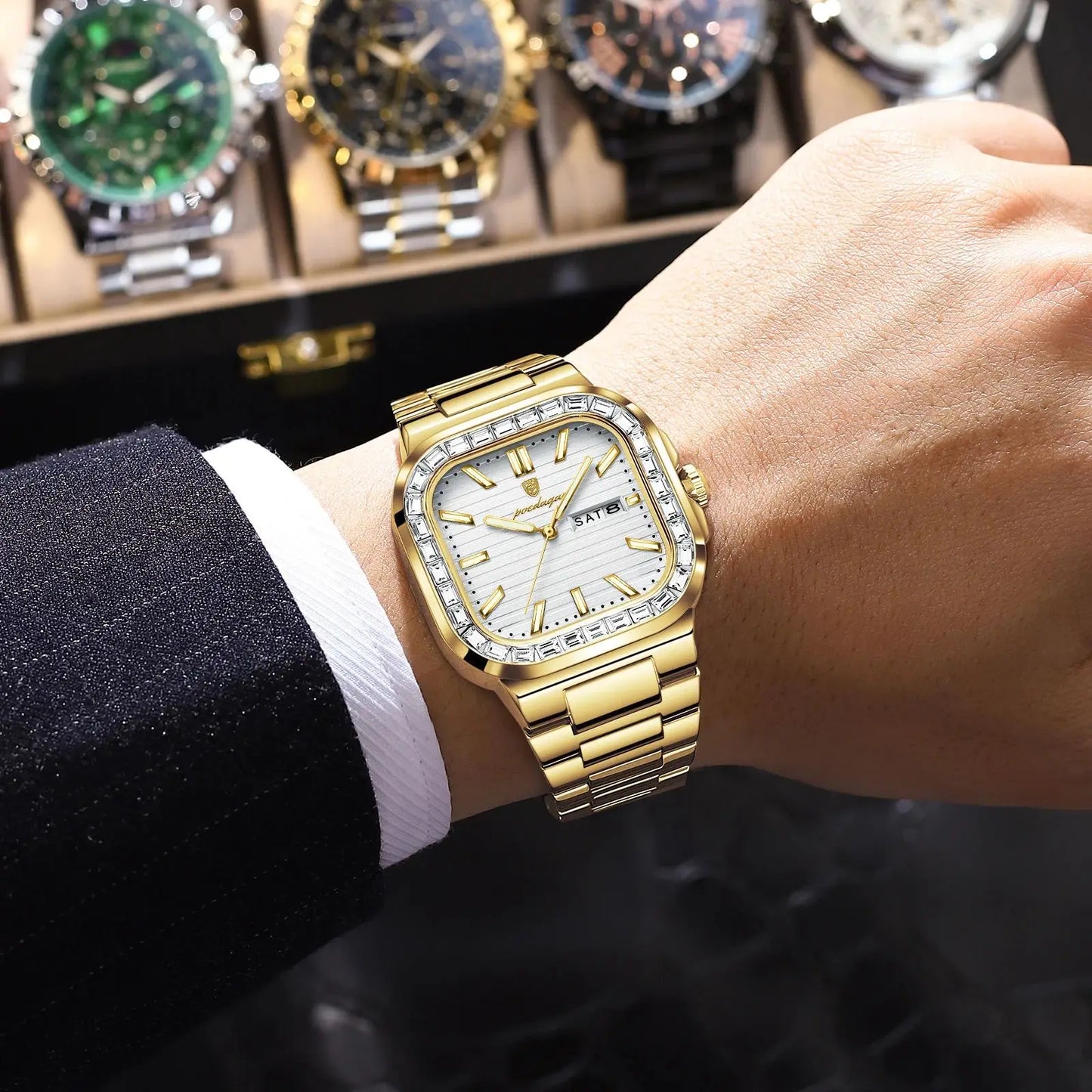 Luxury Business Men's Wristwatch Luminous Man Watch