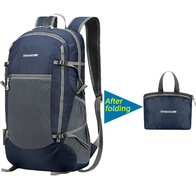 18L Portable Foldable Backpack Folding Bag Outdoor Climbing Cycling Travel Hiking Daypack