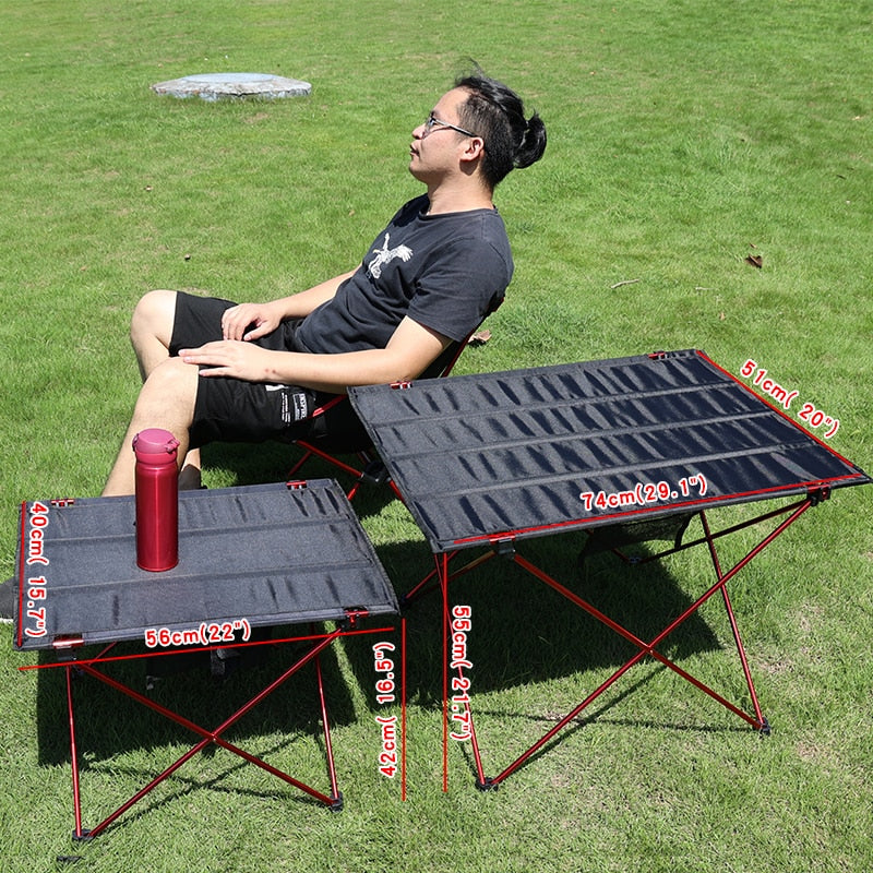 Outdoor Foldable Table Portable Camping Desk For Hiking Picnic Folding Tables