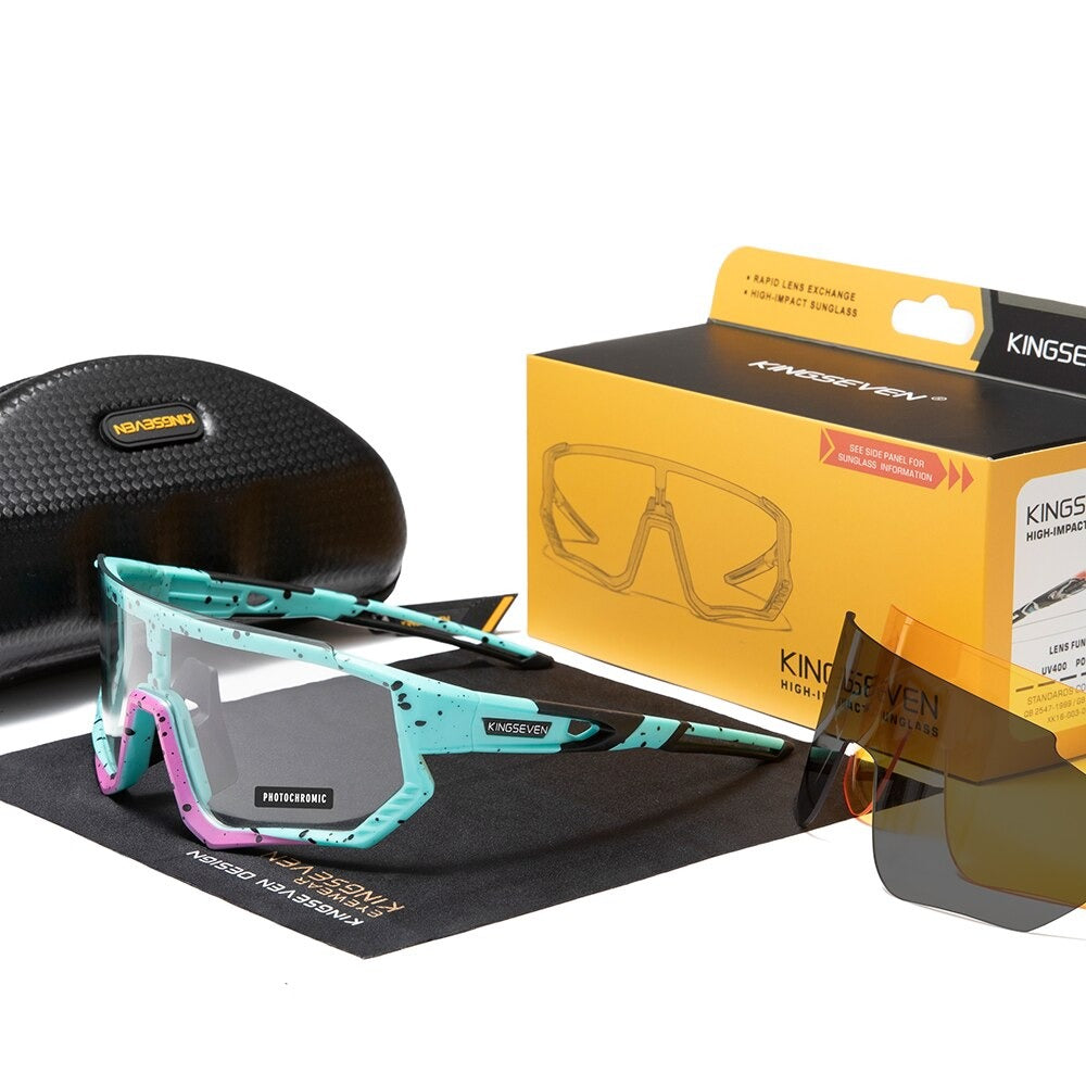 Photochromic Mountain Bike Bicycle Sport Cycling Sunglasses