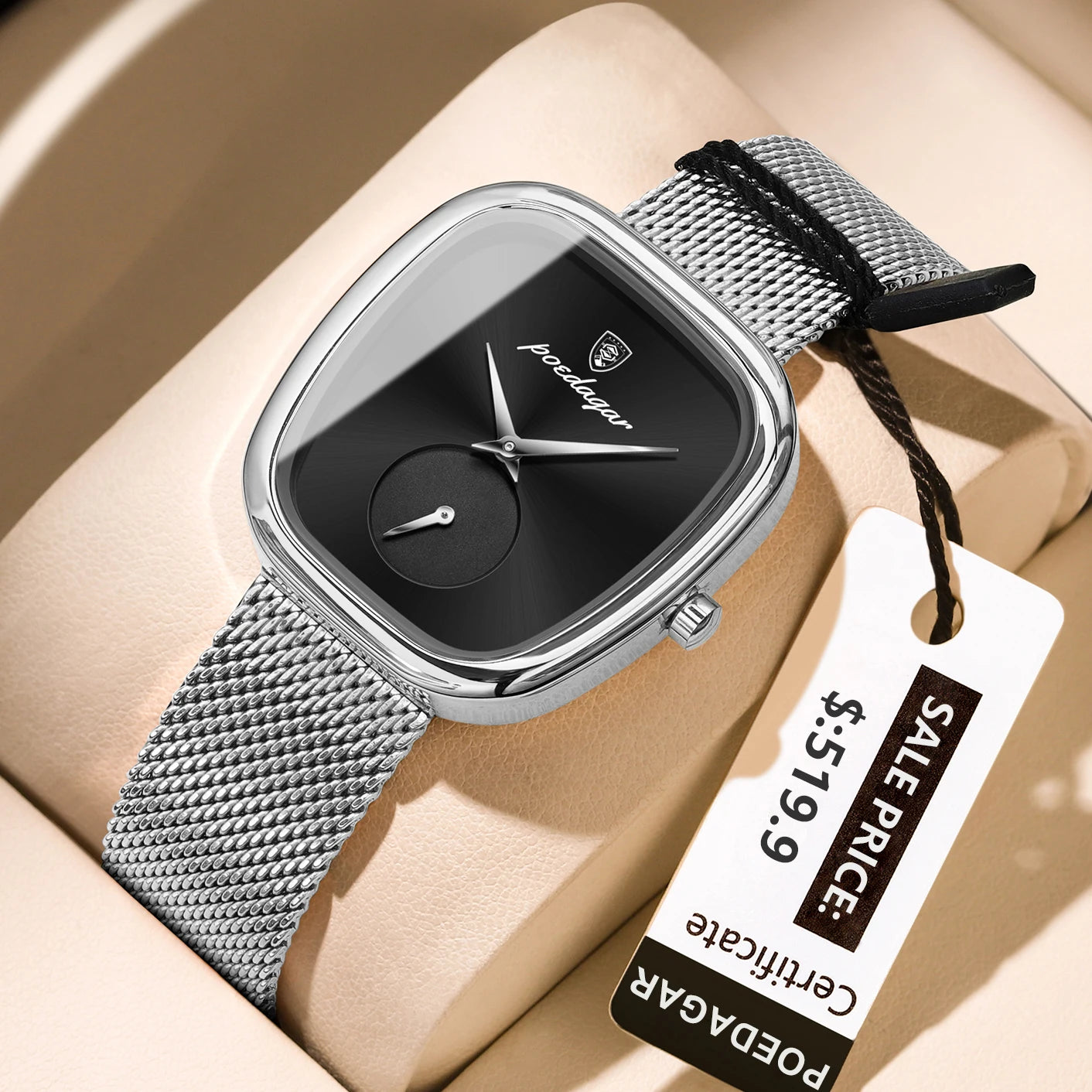 POEDAGAR Luxury Fashion Elegant Ladies Watch Waterproof Watch for Woman