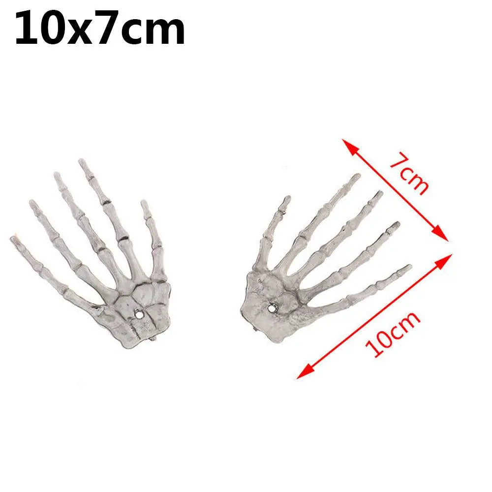Fashion Halloween Haunted House Skull Skeleton Human Hand Bone Party