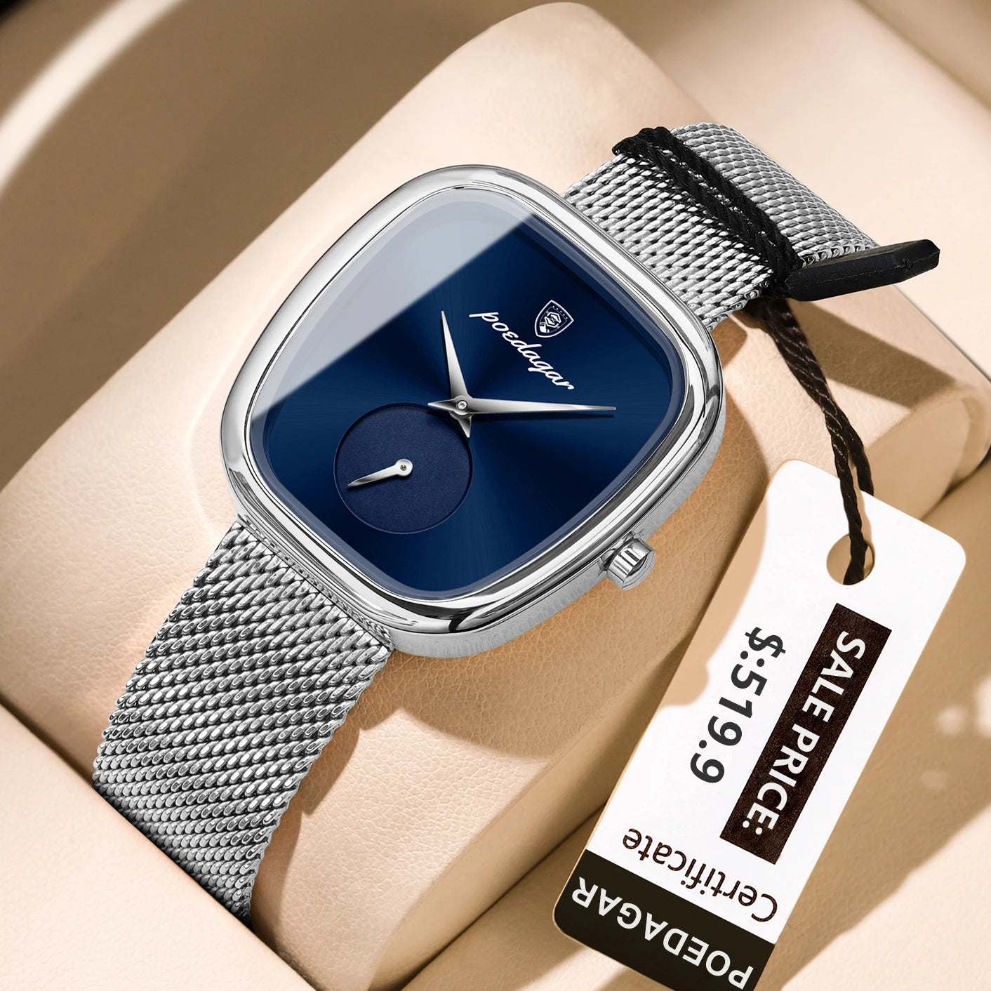 POEDAGAR Luxury Fashion Elegant Ladies Watch Waterproof Watch for Woman