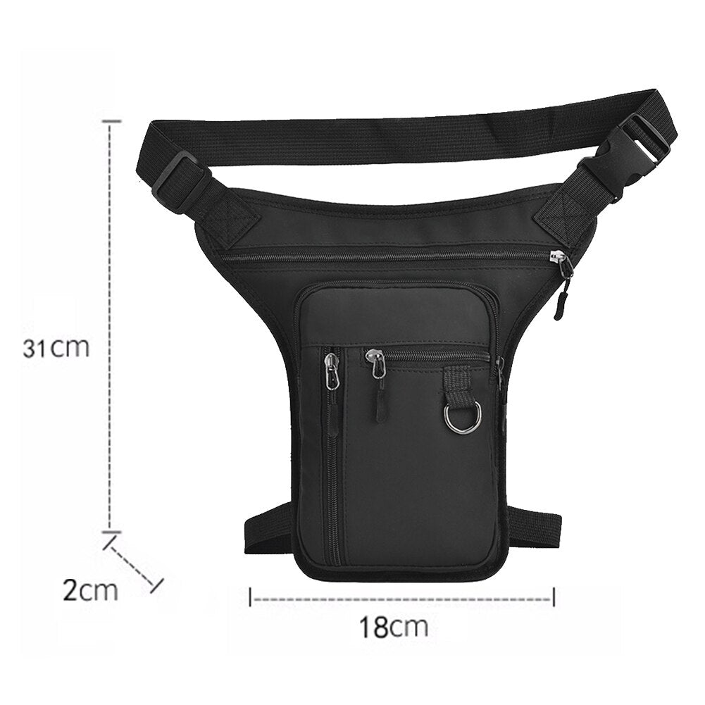 Motorcycle Drop Waist Leg Bag Portable Waterproof EVA Leg Side Bag