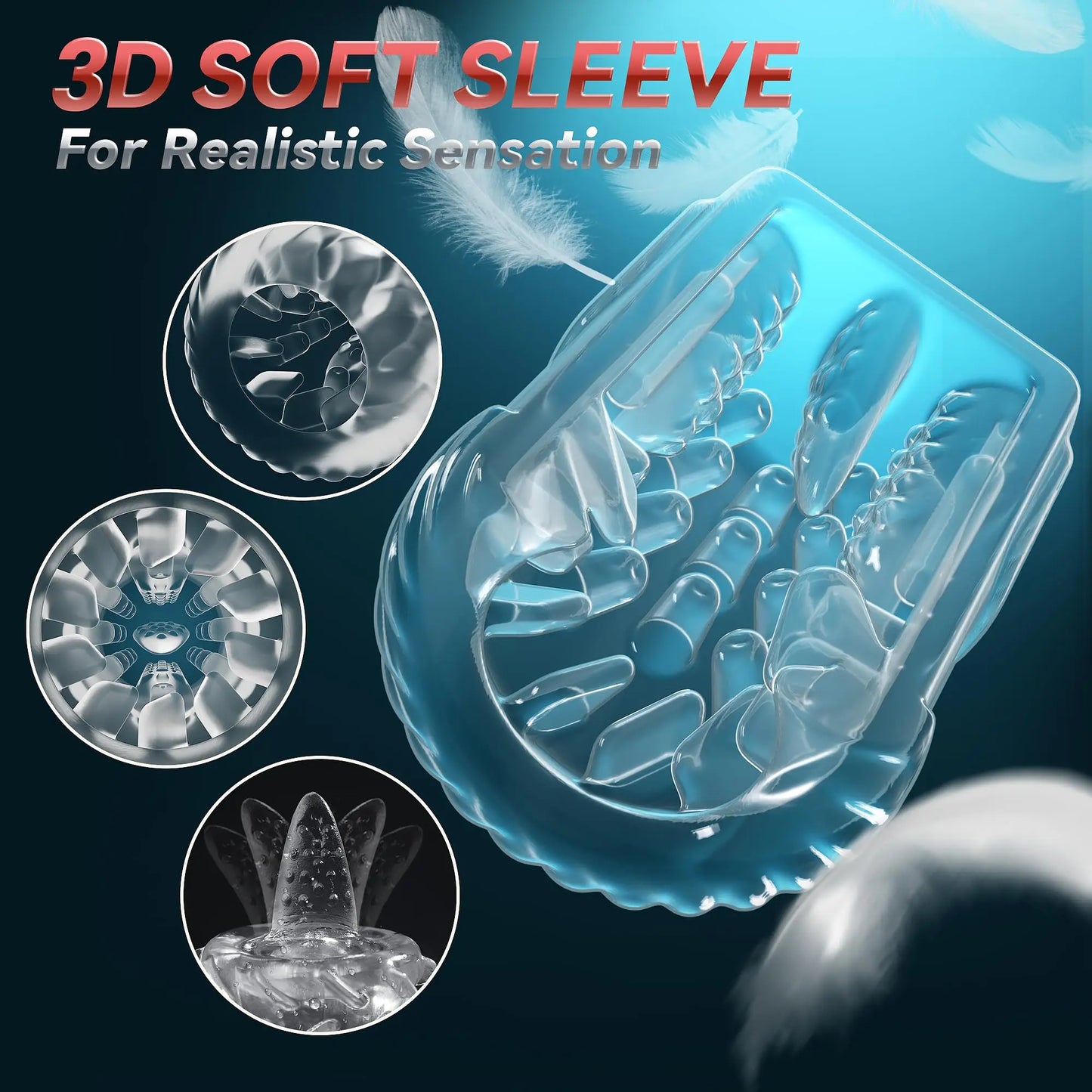 4in1 LCD Automatic Male Masturbator Thrusting Rotating Sucking Masturbation Cup