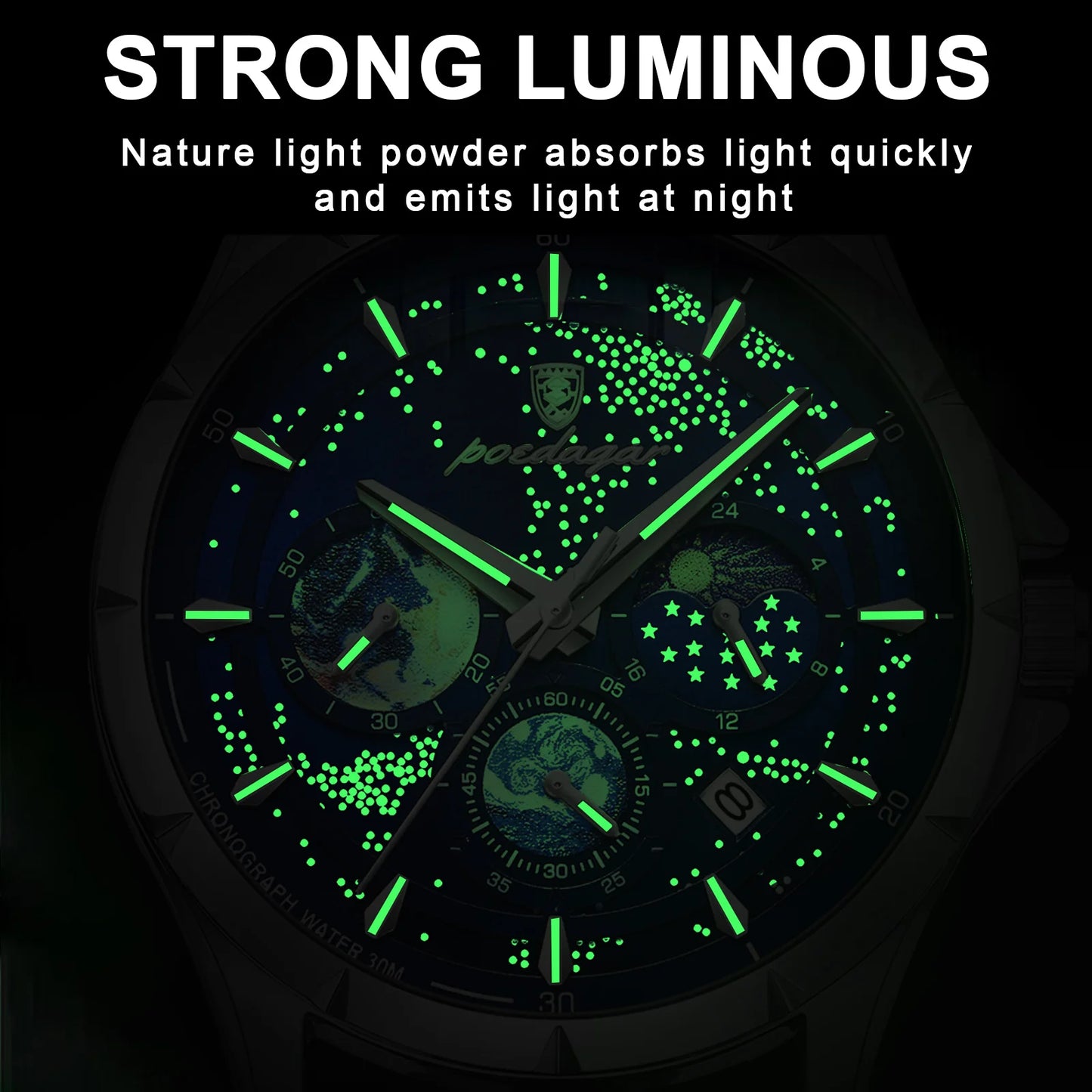 Casual Man Wristwatch Luxury Waterproof Luminous Date Men Watch