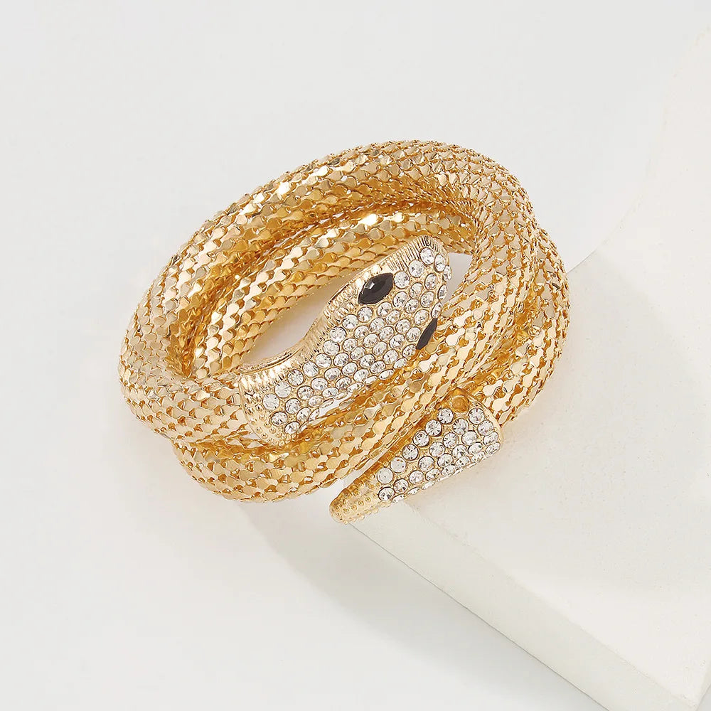 Punk Snake Chain Bracelet Bangles Goth Snake Necklace