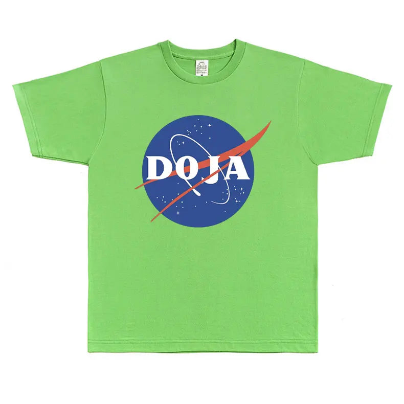 Rare Rapper Doja Cat Nasa Graphic T Shirt Men Women Hip Hop Fashion Oversized T-shirt Unisex Cotton Short Sleeve Tees Streetwear