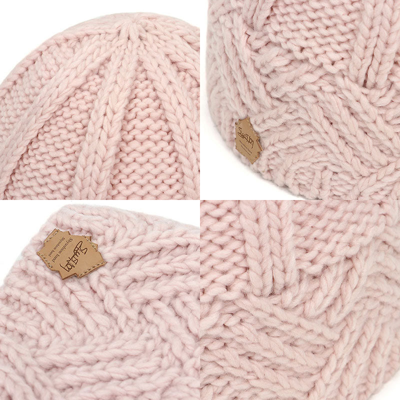 Autumn Winter Women Hat Wool Knitted Beanie Girl Hats
