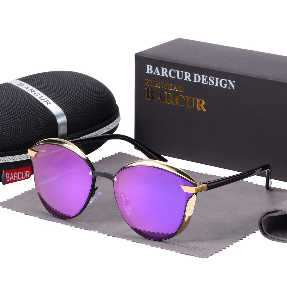 Fashion Round Ladies Polarized Women Sunglasses