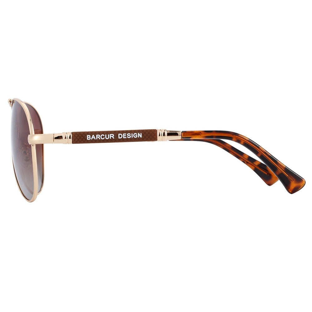 Titanium Alloy Polarized men Women Pilot Gradient sunglasses
