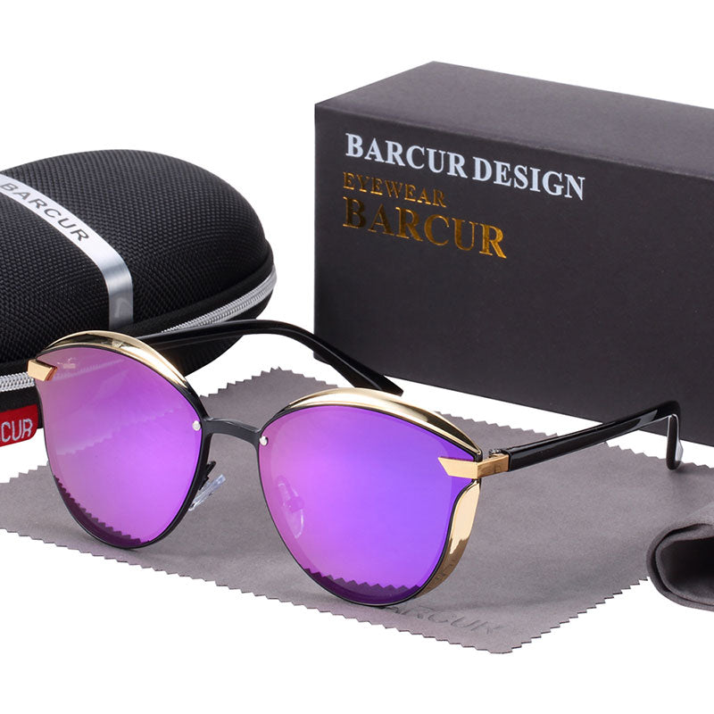 Fashion Round Ladies Polarized Women Sunglasses