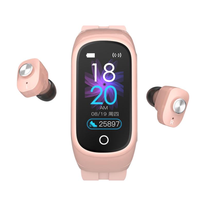 2 in 1 Wireless Headset Smart Watch Men Women Sports Smart watch