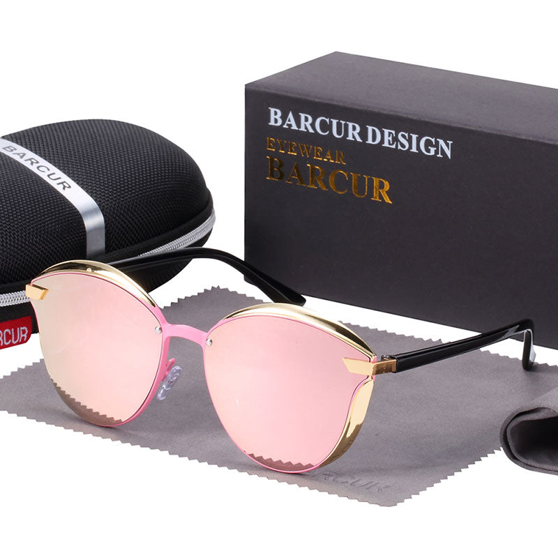 Fashion Round Ladies Polarized Women Sunglasses