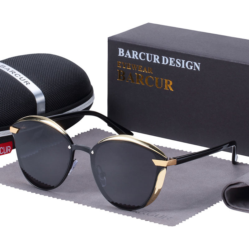 Fashion Round Ladies Polarized Women Sunglasses