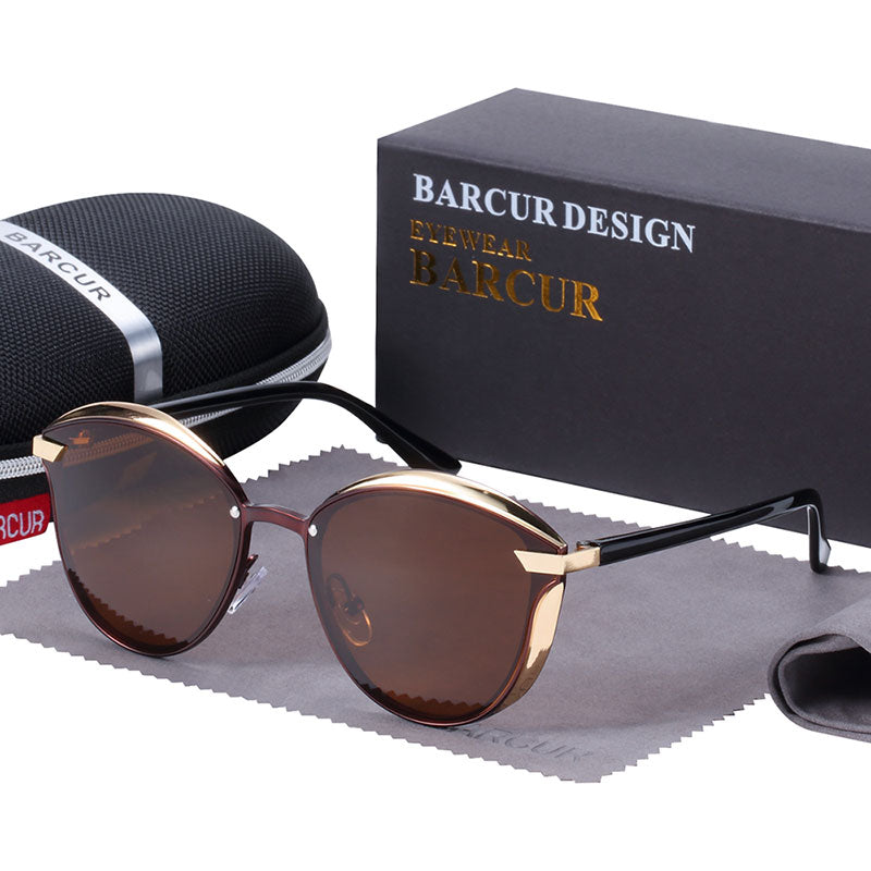 Fashion Round Ladies Polarized Women Sunglasses