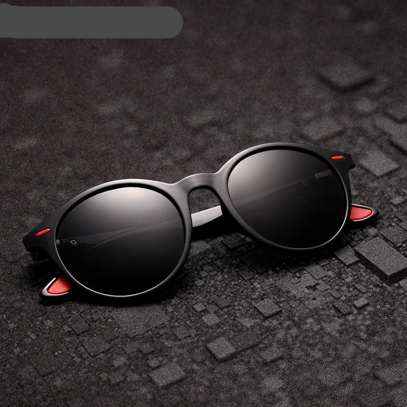 Vintage Polarized Oval Frame Unisex Night Vision Sunglasses