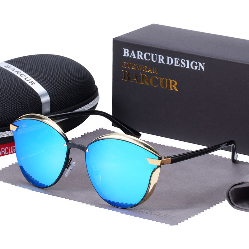 Fashion Round Ladies Polarized Women Sunglasses