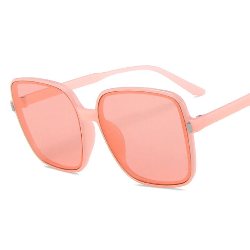 Square Woman Retro Vintage Gradient Sunglasses