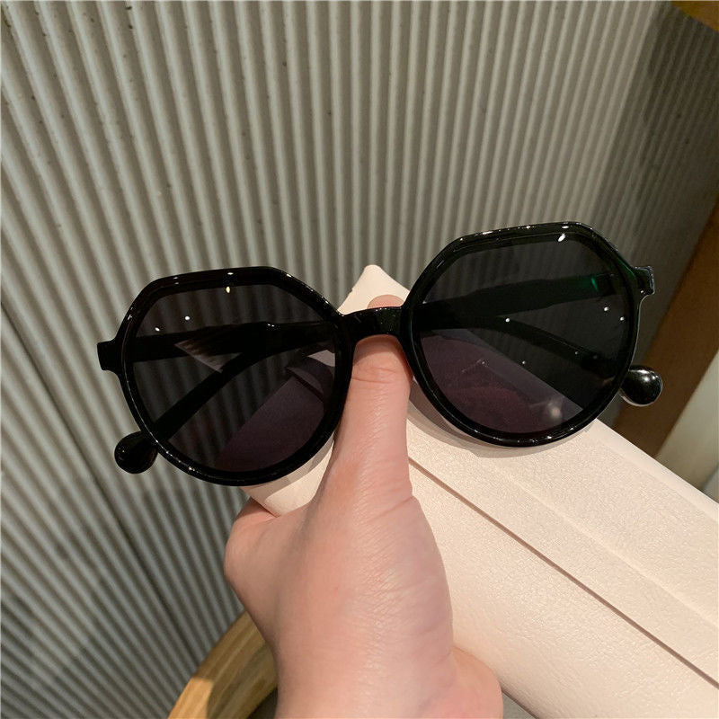 Fashion Style All-match Trend Round Frame Sunglasses